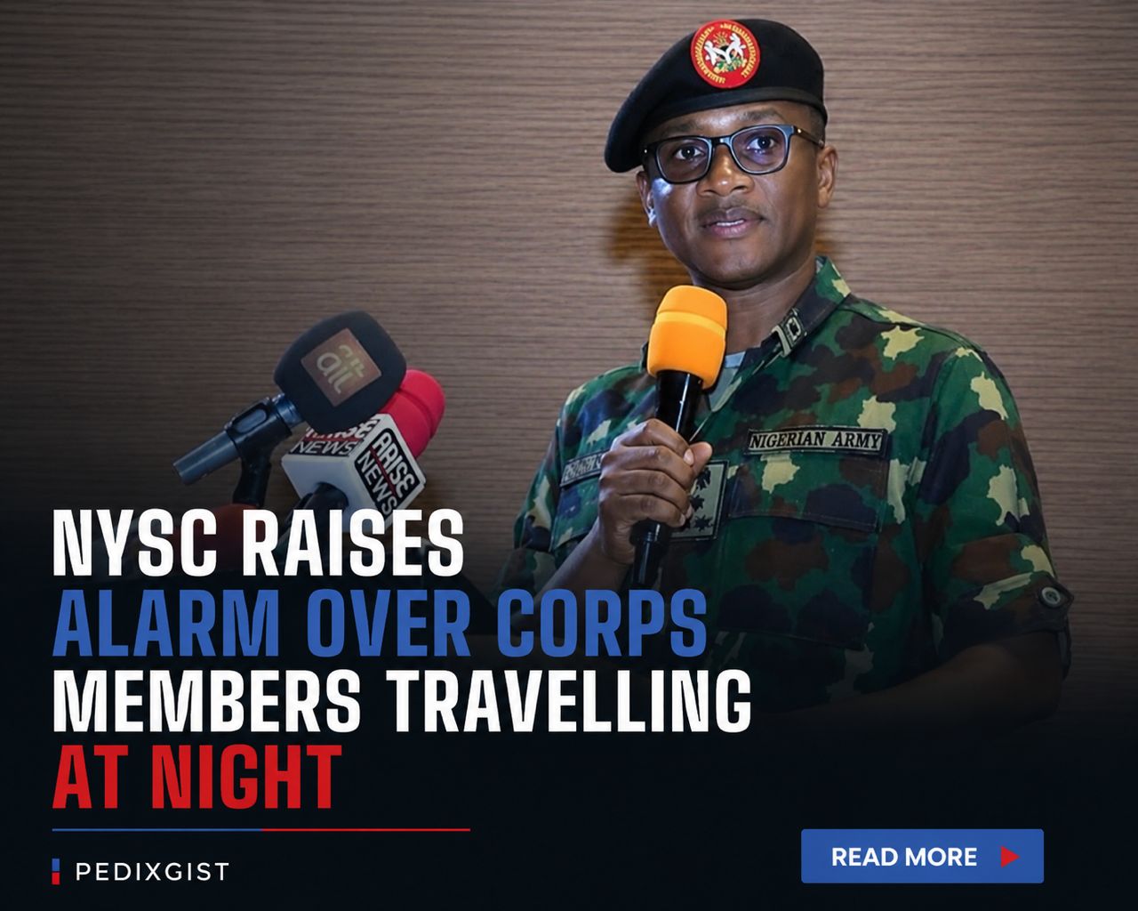 NYSC DG, Olakunle Nafiu.