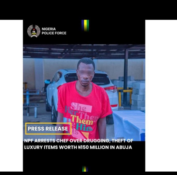 The Suspect: John Cosmos Govi. Photo Credit :NPF